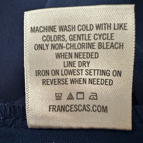 Francesca’s Jun & Ivy blue skater dress spaghetti straps SZ XS EUC quality made - Picture 15 of 15